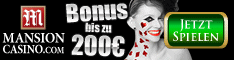 mansion online casino bietet ihnen 10 eur kostenlosen startbonus ohne einzahlung an 