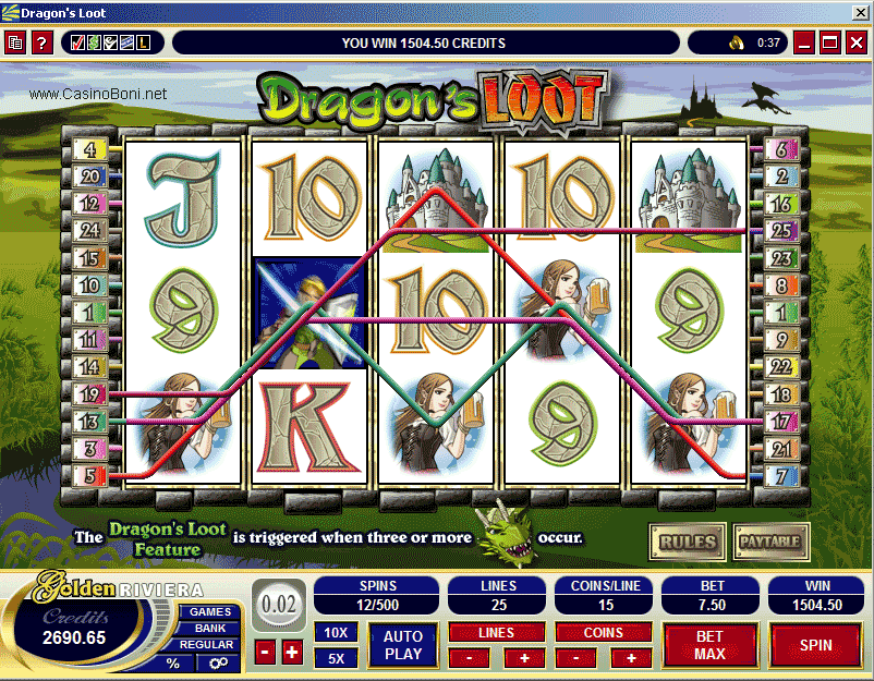Dragons Loot im Online Casino