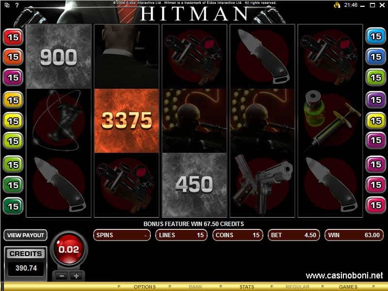 Hitman in Microgaming Online Casinos