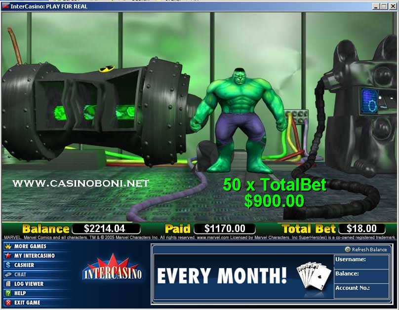 900$ Online Casino Bonus Gewinn im Labor mit 18$ Spieleinsatz