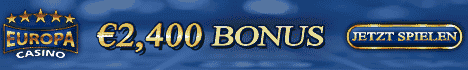 Online Casino Europa bietet Ihnen monatlich einen kostenlosen Bonus auf Ihre Einzahlungen an 