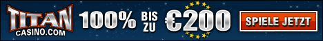 TITAN Online Casino zahlt im ersten Jahr nach Ihrer Anmeldung bis zu 4.000� Bonus