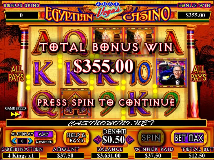  im Internet beim Just Vegas Bonus Slot im Free Game Feature bei 15 Freispielen hohe Geldpreise erzielen 