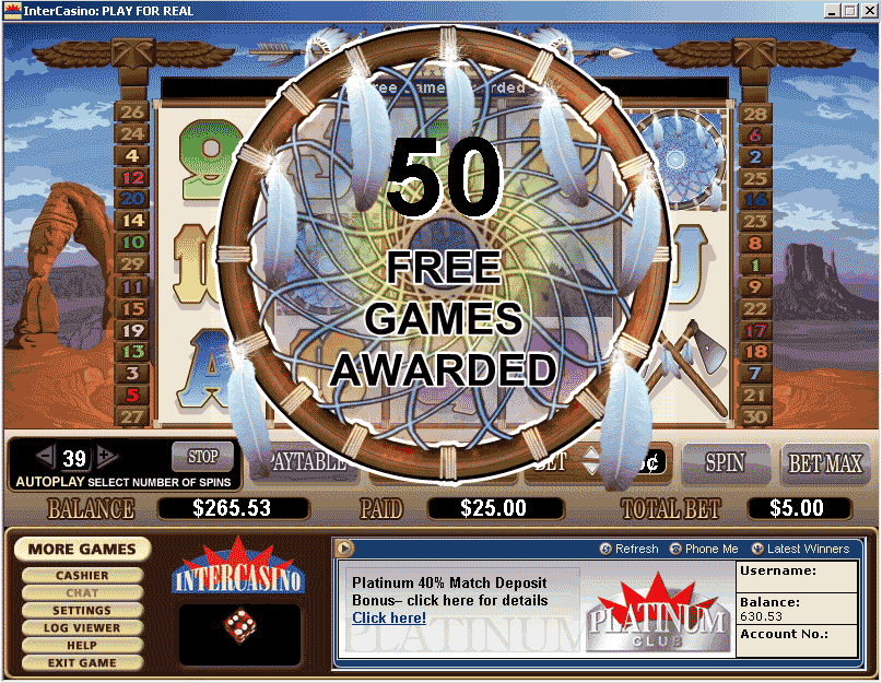Freispiele am Native-Treasure Online Casino slot