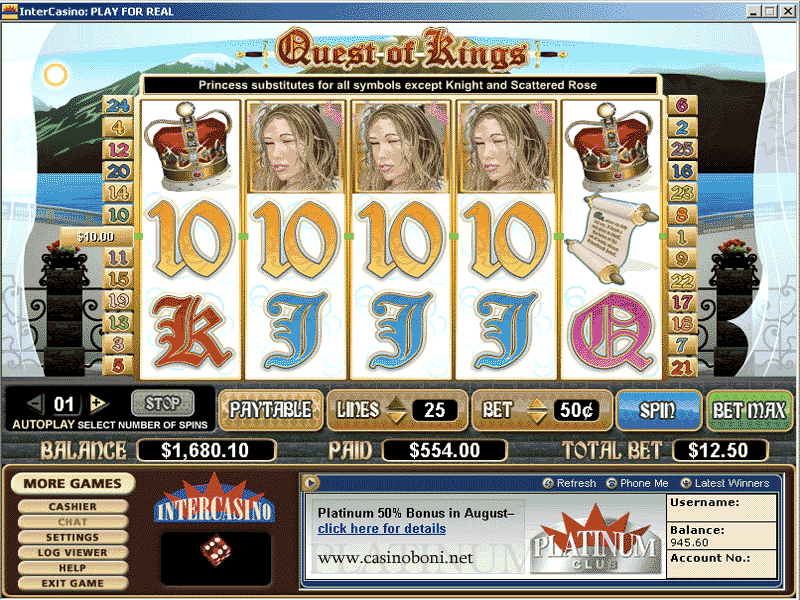 quest of kings casino slot