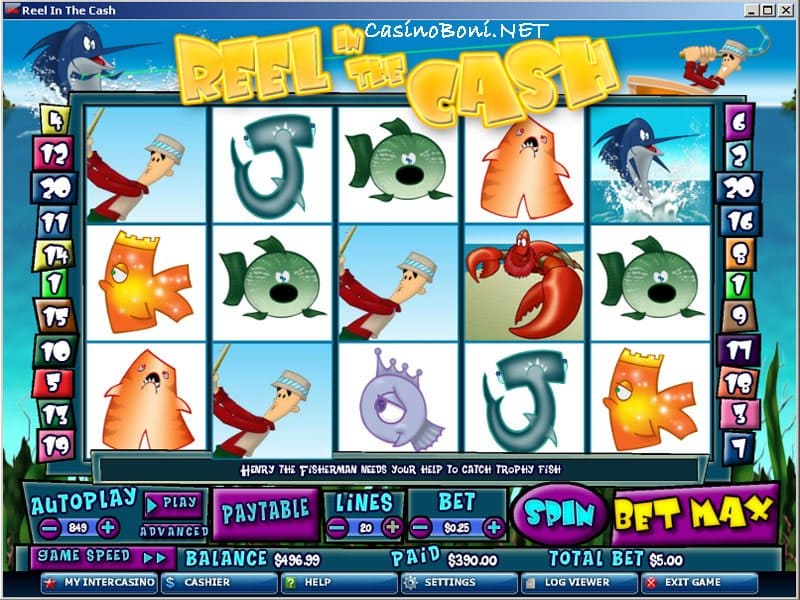  Online Casino Slot mit Echtgeld StartBonus Runde - Reel in the Cash 