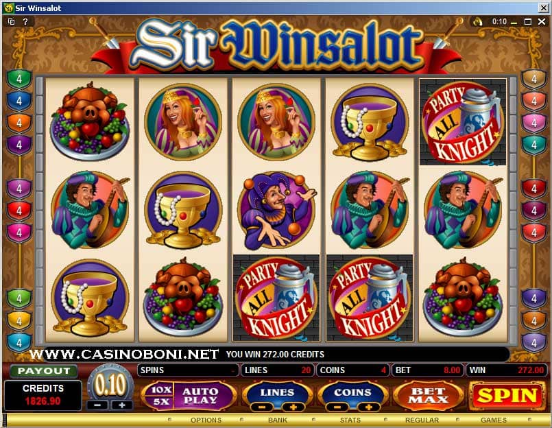  3 Scatter lösen das Bier Fest Bonus Spiel im Casinoslot - Sir Winsalot  aus 