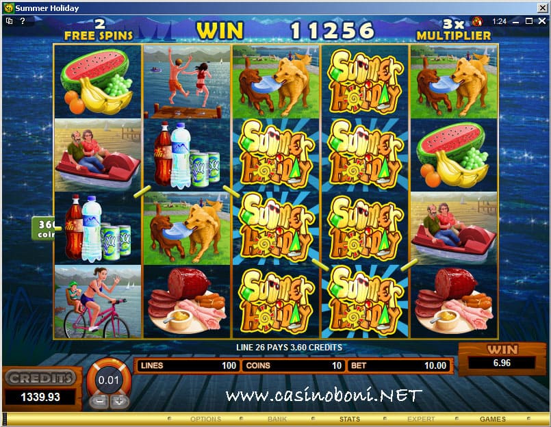 Gewinnlinie mit 2x Wild im Free Spin Bonus Feature