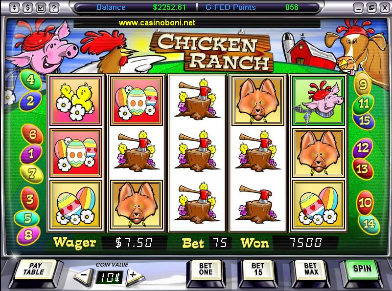 Slotmachine Chicken Farm
