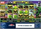 HULK Slotmachine with Marvel Hero Jackpot at the Online Casino Intercasino - 5 times Scatter